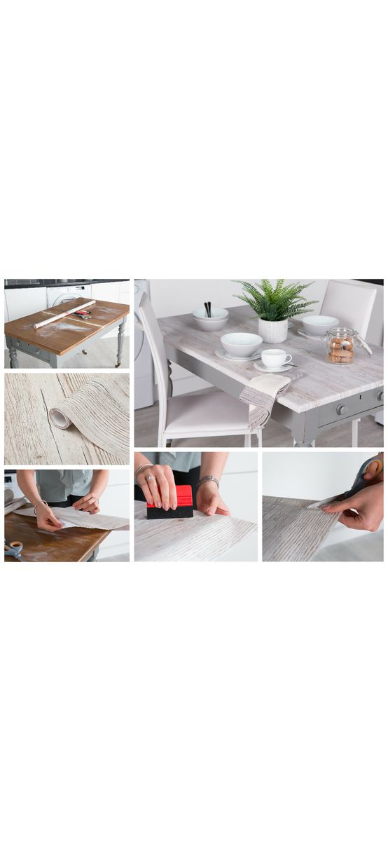 Autocolant uşă lemn rustic, Pino Aurelio, rolă de 90x210 cm