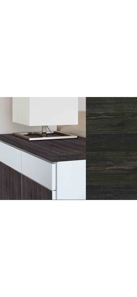 Autocolant mobilă Eiche Sheffield Umbra, d-c-fix, imitaţie lemn gri, rola de 90 cm x 5 metri, cu racletă şi cutter