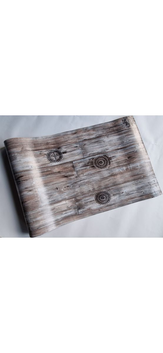 Autocolant mobilă lemn vintage gri, d-c-fix Paternoster, rolă de 45 cm x 5 metri