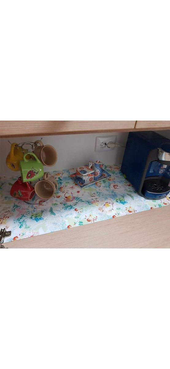 Autocolant decorativ Sunflor, Alkor, imprimeu floral, multicolor, 45 x 200 cm