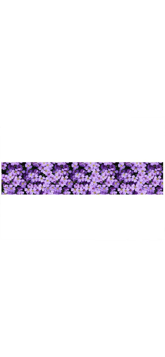 Autocolant decorativ Flori violet, Folina, rolă de 80x400 cm