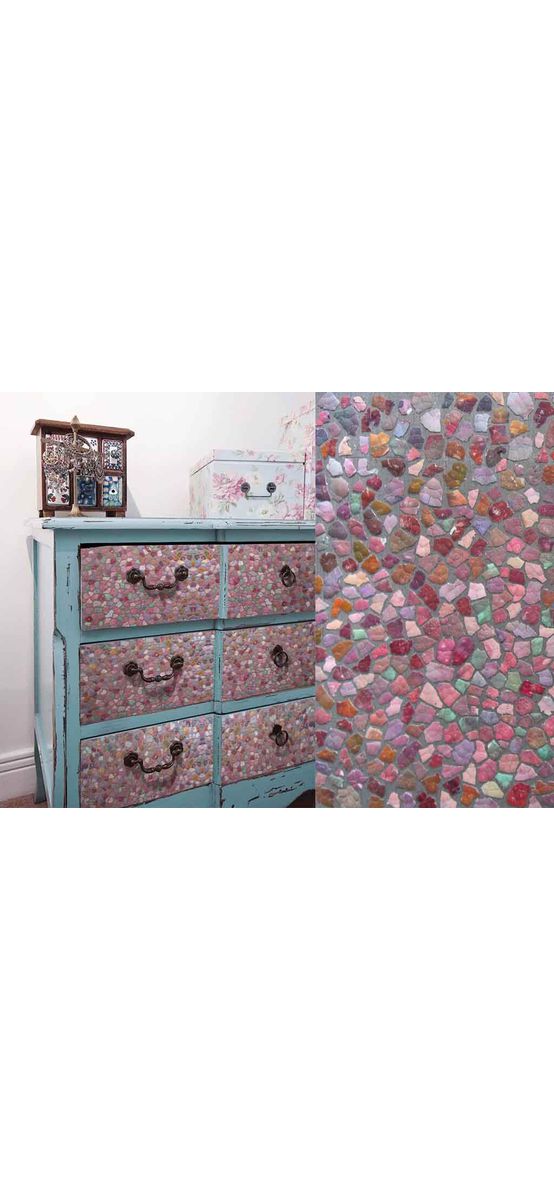 Autocolant decorativ Granada, d-c-fix, imprimeu mozaic, multicolor, 45 x 200 cm