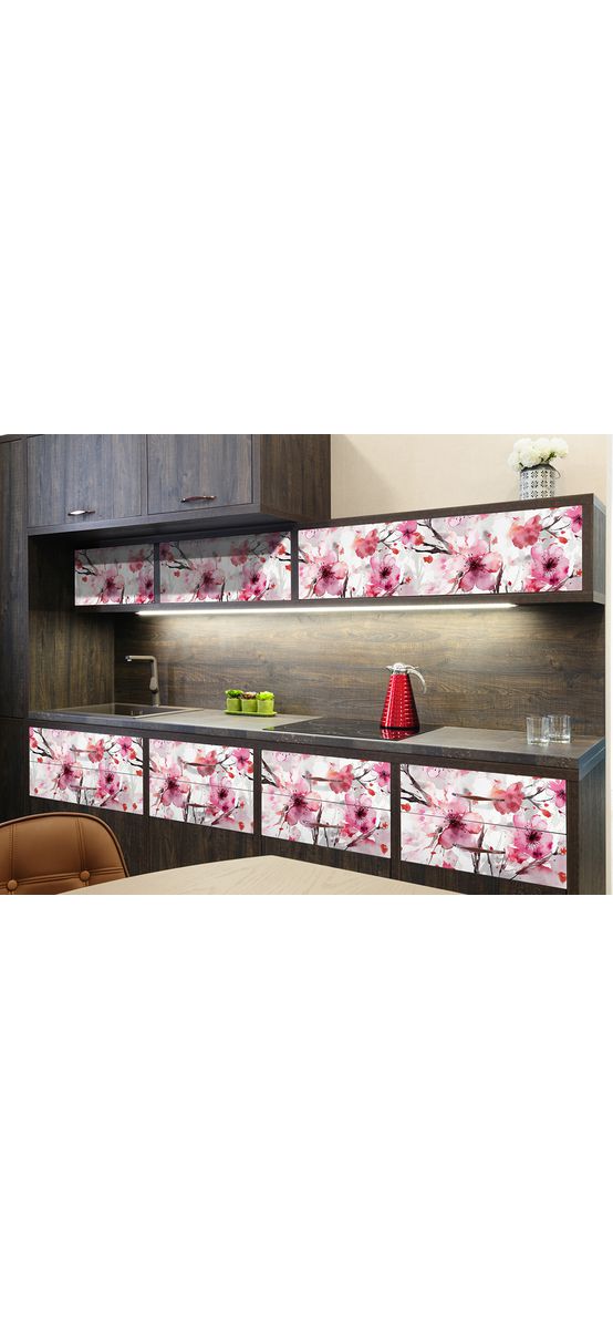 Autocolant pentru mobilă cu model cireș japonez, Folina, rolă de 50x200 cm