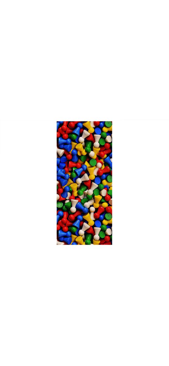 Autocolant uşă Pioni coloraţi, Folina, model multicolor, dimensiune autocolant 92x205 cm