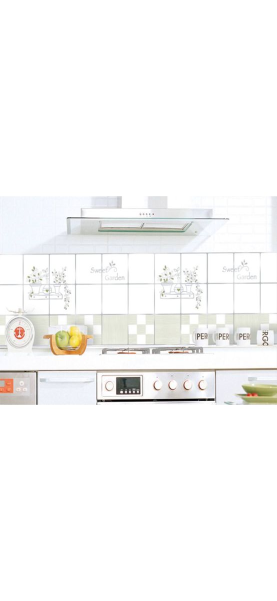 Autocolant perete Sweet Garden, MagicFix, din aluminiu, model floral, rola de 45x390 cm