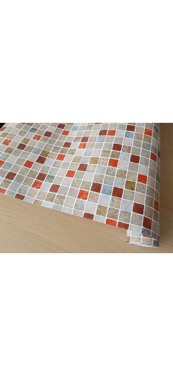 Autocolant perete, Magicfix, mozaic bej, rola de 100x100 cm