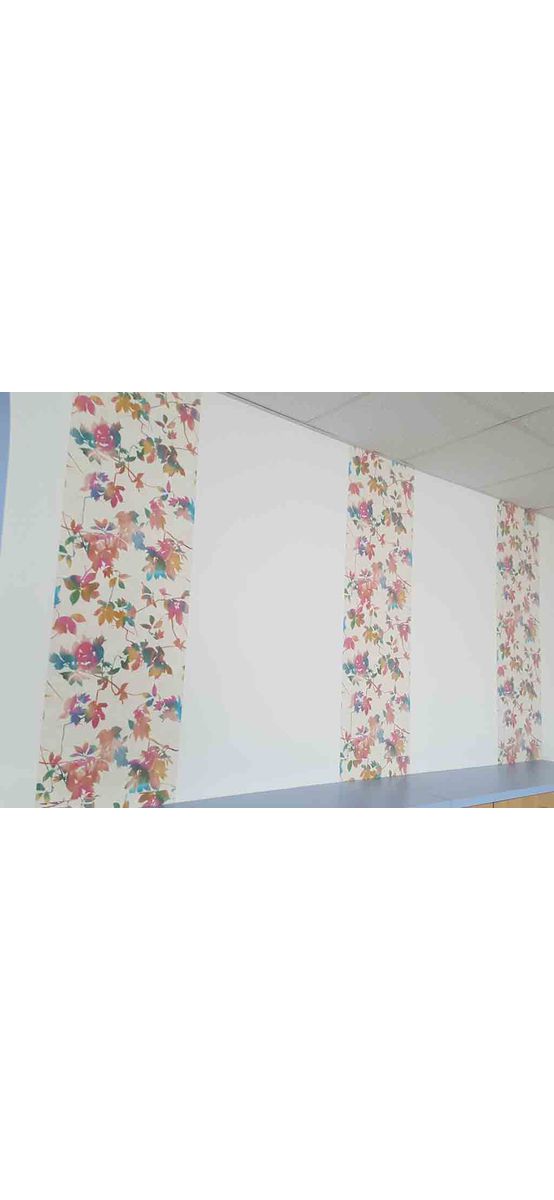 Autocolant catifea frunze colorate Tropic