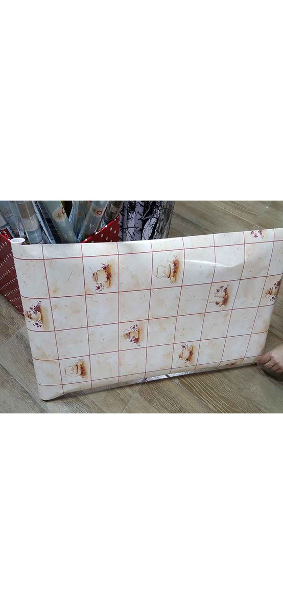 Autocolant faianţă Pot Decor, d-c-fix, bej, rola de 45x200 cm