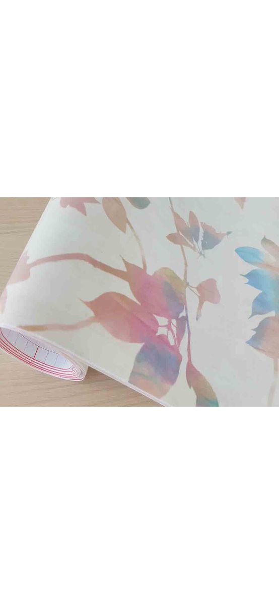 Autocolant catifea frunze colorate Tropic