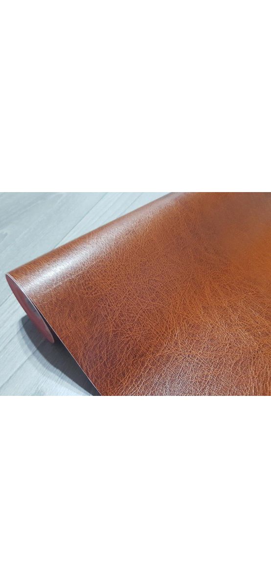 Autocolant decorativ imitaţie piele maro Goldhavanna, d-c-fix, rolă de 90x200 cm, cu racletă inclusă