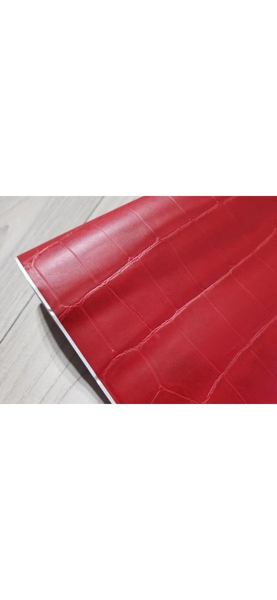 Autocolant Kroko, d-c-fix, imitație piele, roșu, 45 x 200 cm