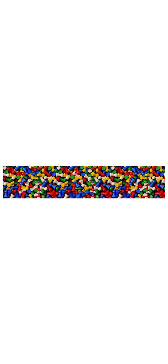 Autocolant decorativ, Folina, model pioni coloraţi, rolă de 90x400 cm
