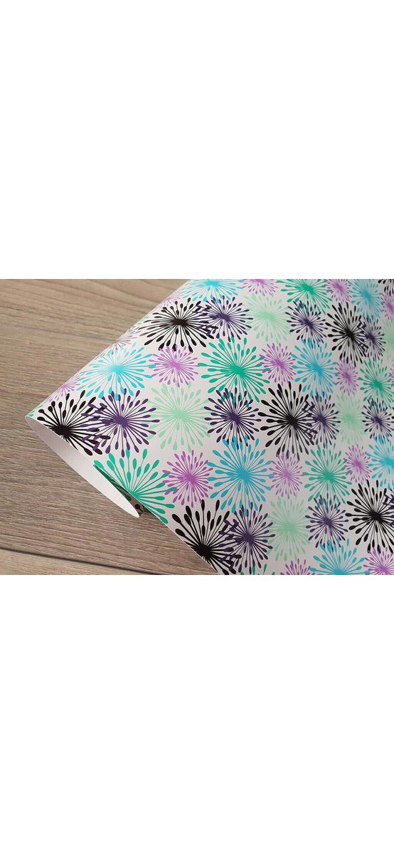 Autocolant decorativ, Folina, Elys turcoaz, 100 cm lăţime