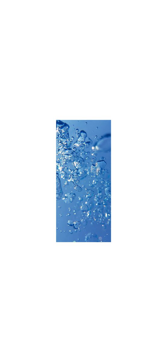 Autocolant uşă baie, Folina, culoare albastră, rolă de 92x205 cm