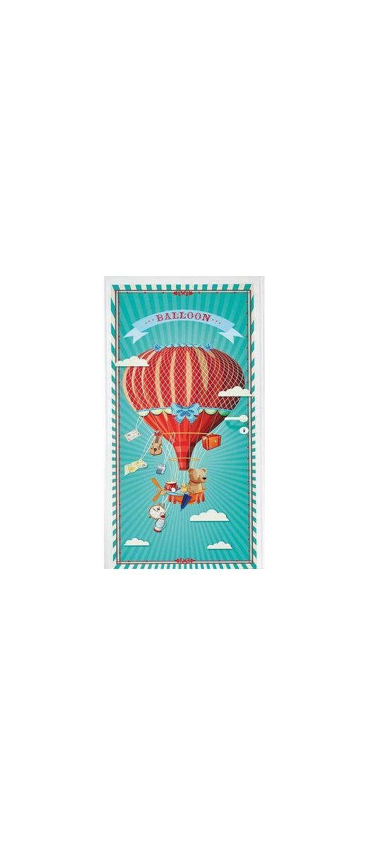 Autocolant uşă Balloon, d-c-fix, pentru cameră copii, rolă de 90x200 cm