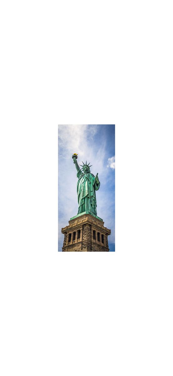 Autocolant uşă Statuia Libertăţii, Folina, dimensiune autocolant 92x205 cm