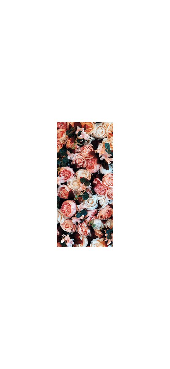 Autocolant uşă Trandafiri, Folina, model floral, dimensiune autocolant 92x205 cm