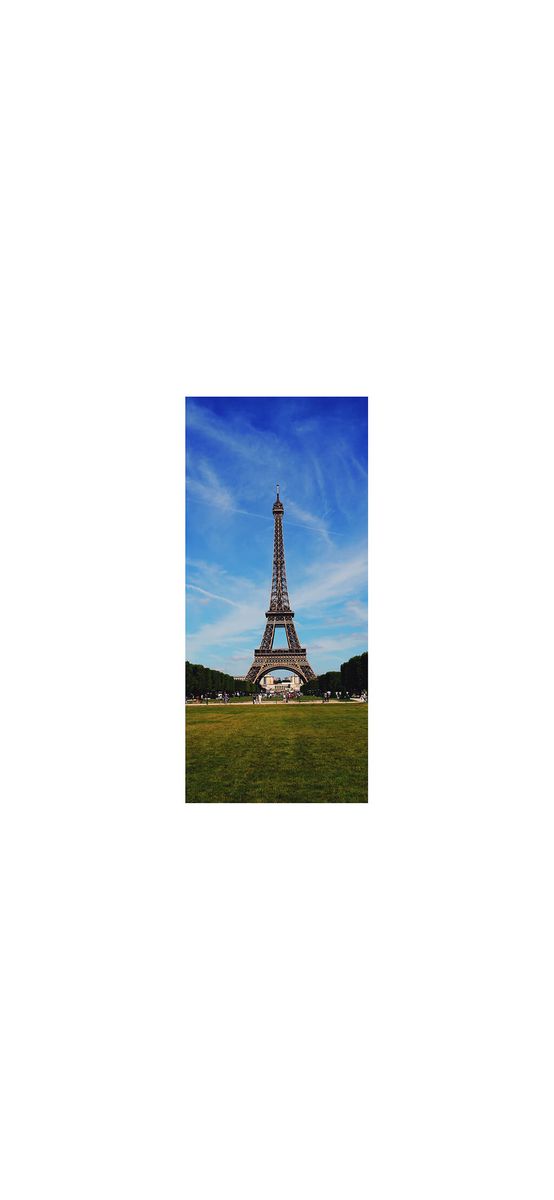 Autocolant uşă Turnul Eiffel, Folina, model cu peisaj urban, dimensiune autocolant 92x205 cm
