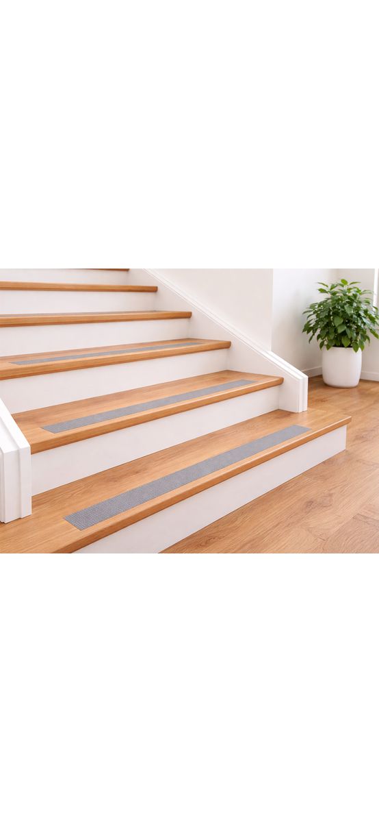 Bandă antiderapantă gri, textură confortabilă 5 cm x 5 m