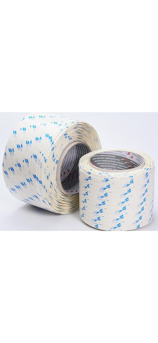 Bandă dublu adezivă buretoasă albă, Orabond 1812 TM, lungime 25m, lățime variabilă