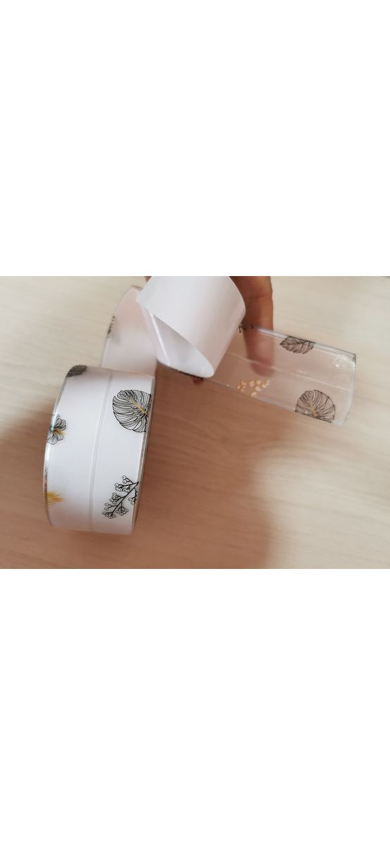 Bandă etanşare autoadezivă cadă sau chiuvetă, Folina ETF10, rolă cu lăţime de 3,5 cm şi 3 metri lungime