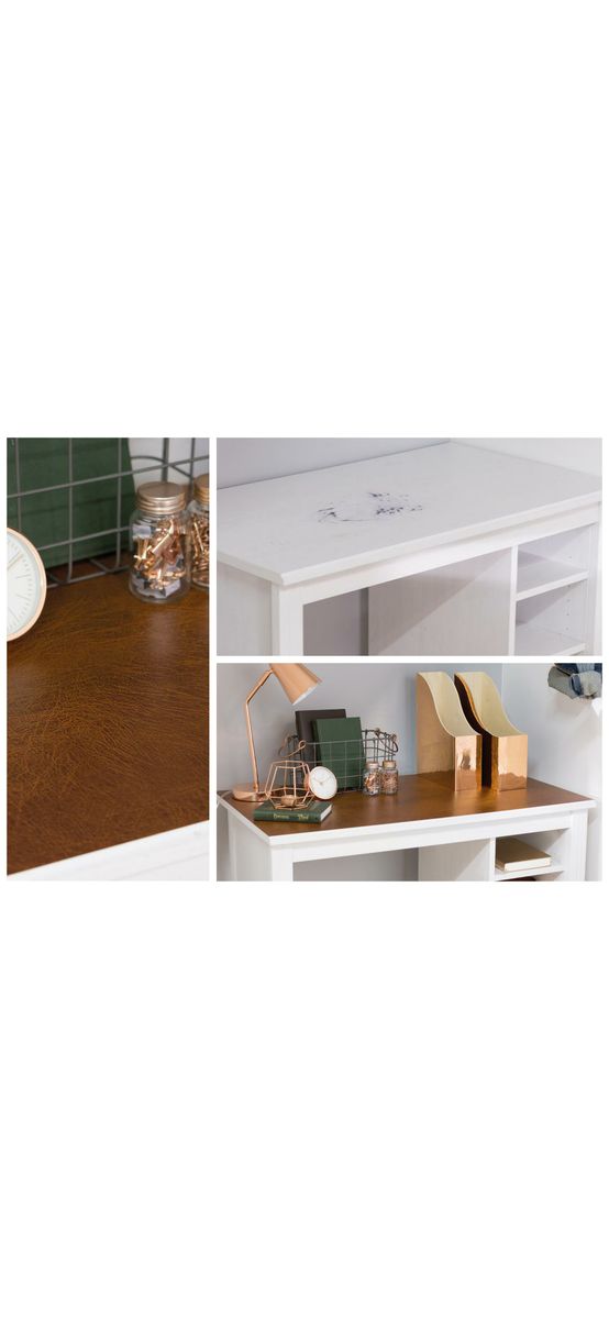Autocolant decorativ imitaţie piele maro Goldhavanna, d-c-fix, rolă de 90x200 cm, cu racletă inclusă