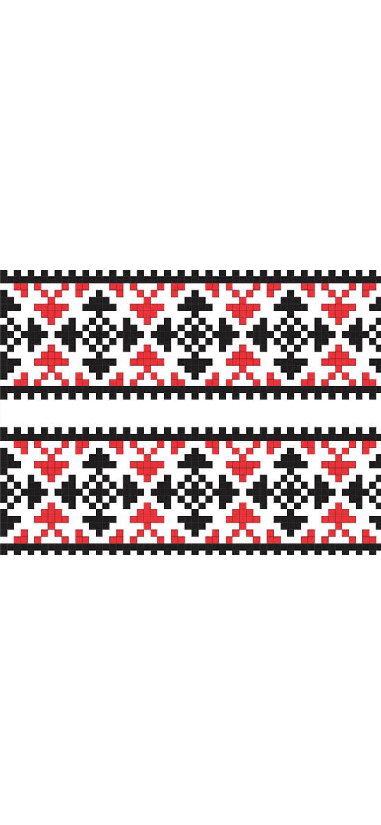 Set 10 borduri decorative autoadezive, Folina, cu motive tradiţionale româneşti, role de 4x100 cm