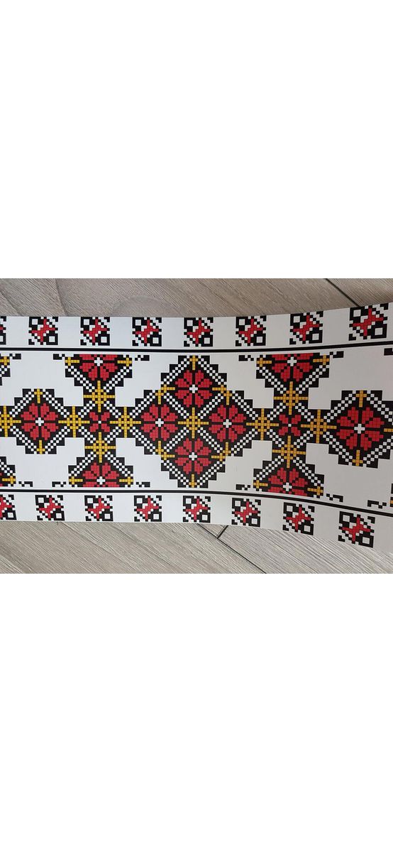 Set 10 borduri decorative autoadezive, cu motive tradiţionale româneşti, Folina 07, role de 14x100 cm