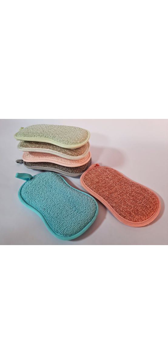 Set 6 bureţi microfibră cu 2 feţe, utilizare universală, 16x9 cm