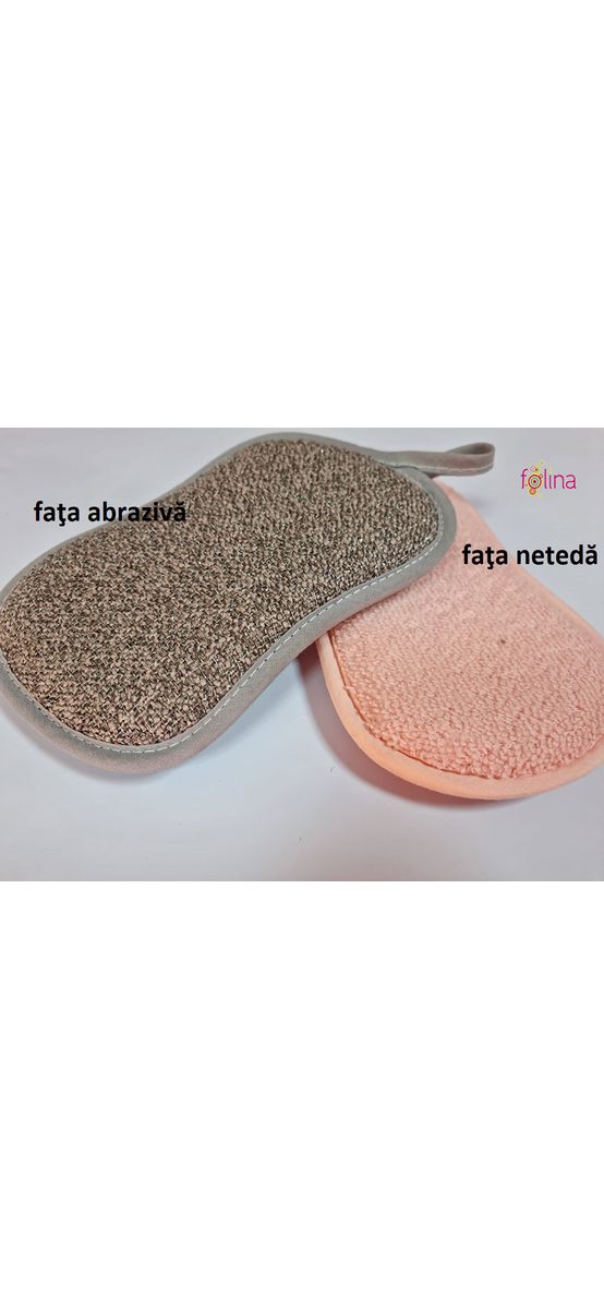 Set 2 bureţi microfibră cu 2 feţe, utilizare universală, 16x9 cm