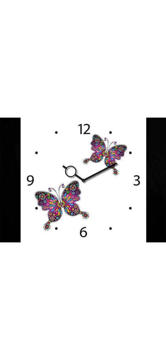 Ceas decorativ Fluturi