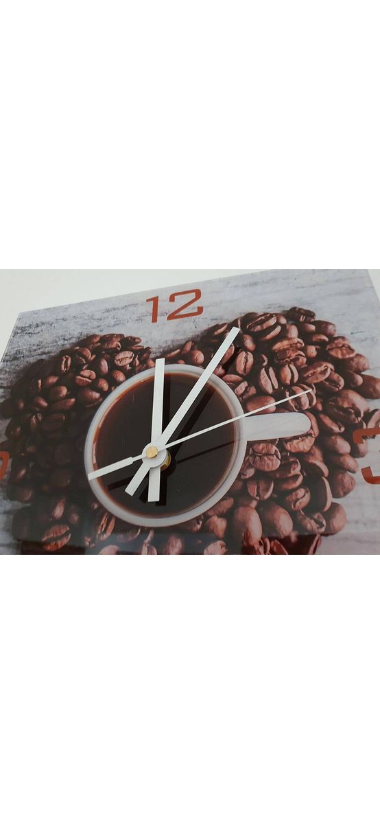 Ceas perete, Folina, I love coffee, pentru bucătărie, 30x30 cm