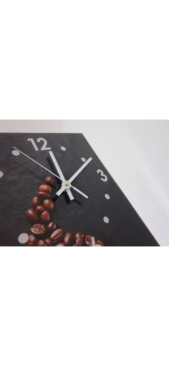 Ceas perete, Folina, model Cafea, pentru bucătărie, 60x25 cm