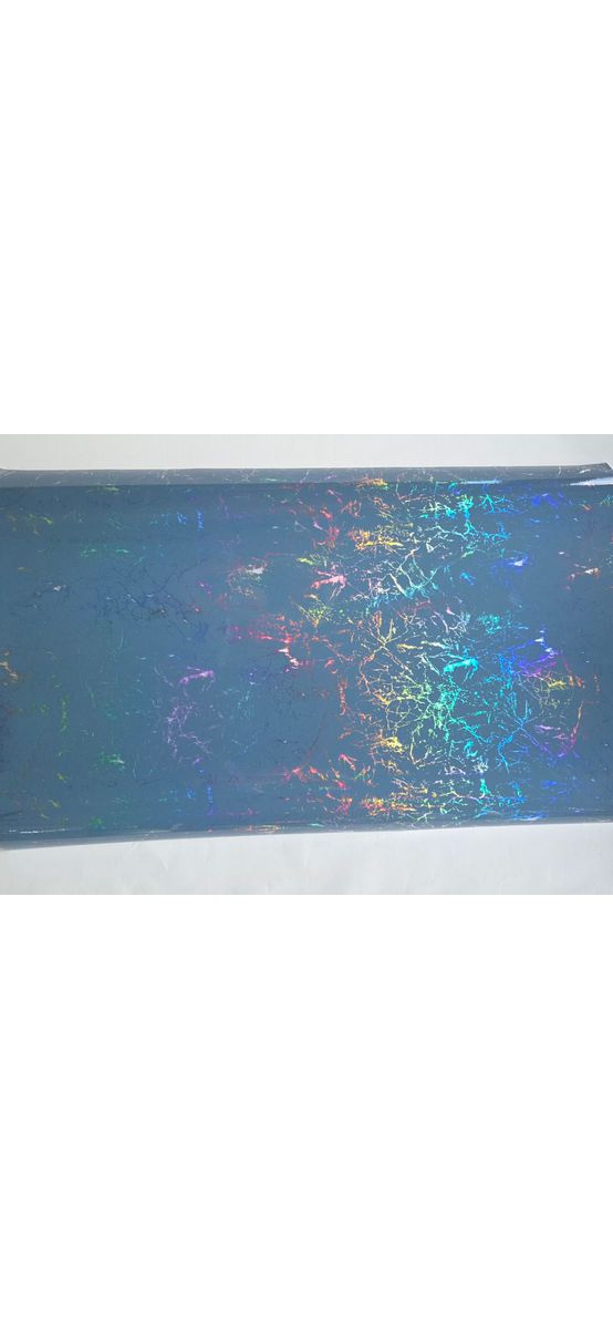 Autocolant marmură albastru oțel cu efect holografic, Magic Marble - 75x250 cm