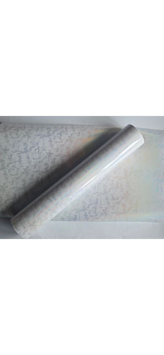 Autocolant tuning auto cameleon alb holografic, 75x200 cm