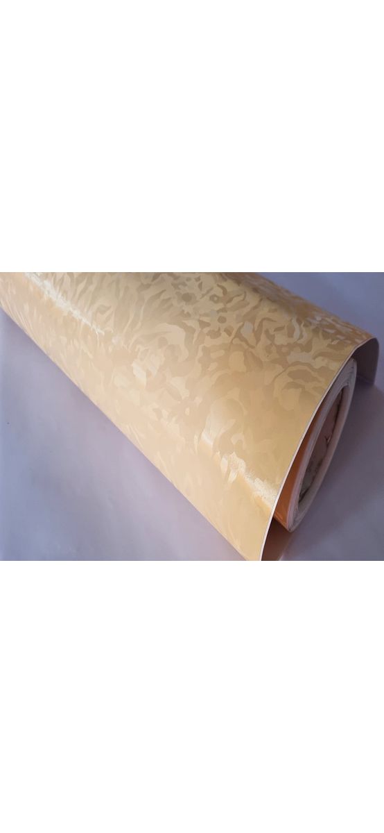 Autocolant mobilă bucătărie, Folina, crem cu model embosat, rolă de 75x300 cm