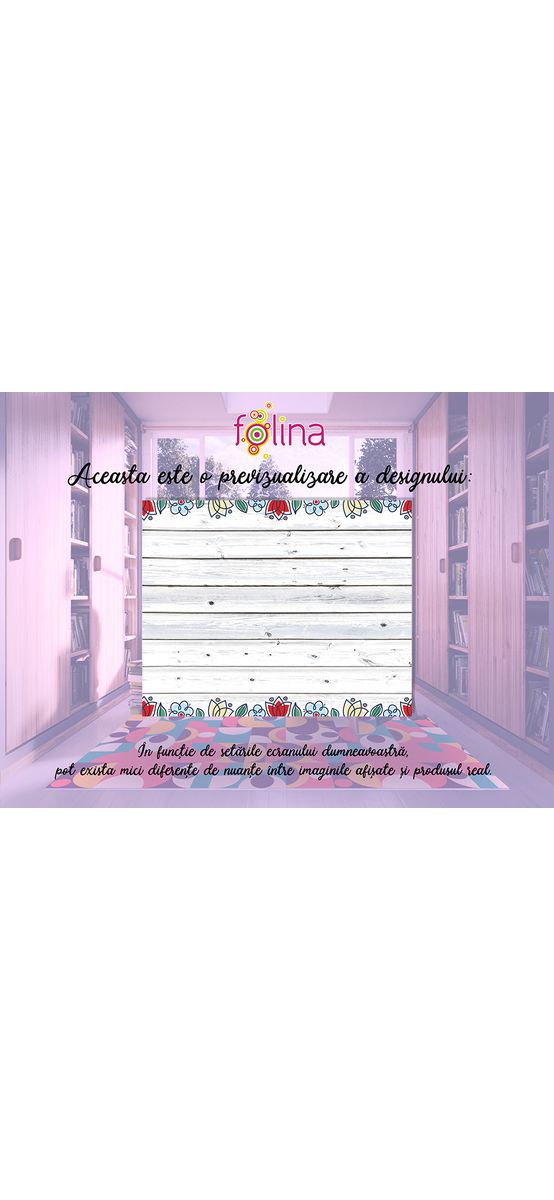 Covor antiderapant din vinil, trasersa cu model lemn gri, pentru hol și terasă, 80x300 cm