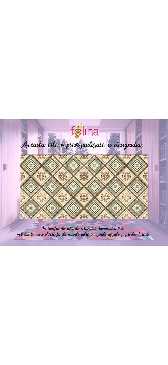 Covor antiderapant pentru bucătărie, din pvc, model Luxor, linoleum antiderapant la rolă de 80x158 cm