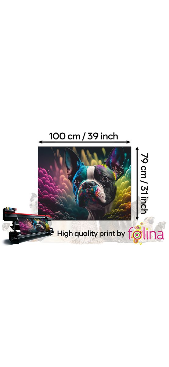Covor antiderapant din vinil, model multicolor, 79 x 100 cm