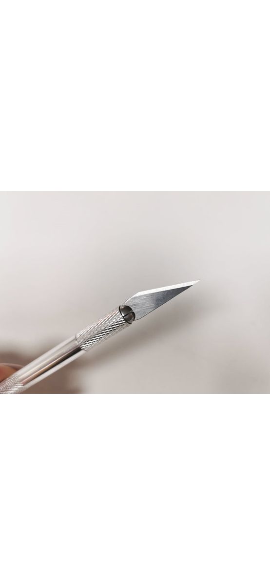 Cuţit decoraţiuni, tăiere fină pentru hobby şi craft, cu 5 rezerve