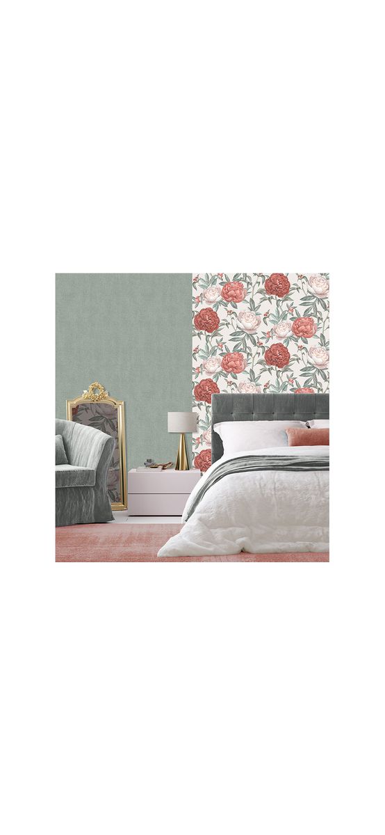 Tapet floral cu bujori, Ugepa Adele M57310