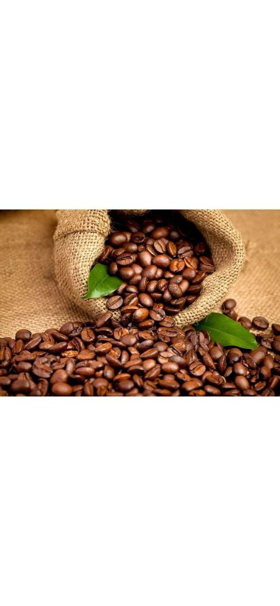 Fototapet bucătărie Boabe de cafea, Dimex, maro, 375x250 cm