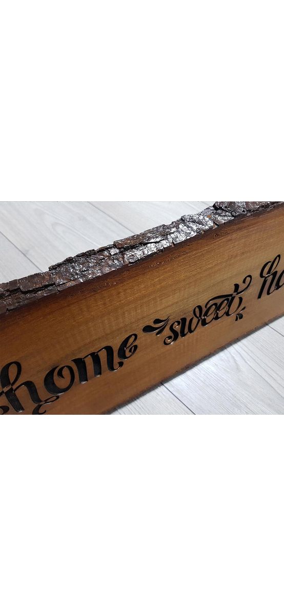 Decoraţiune din lemn Home sweet home