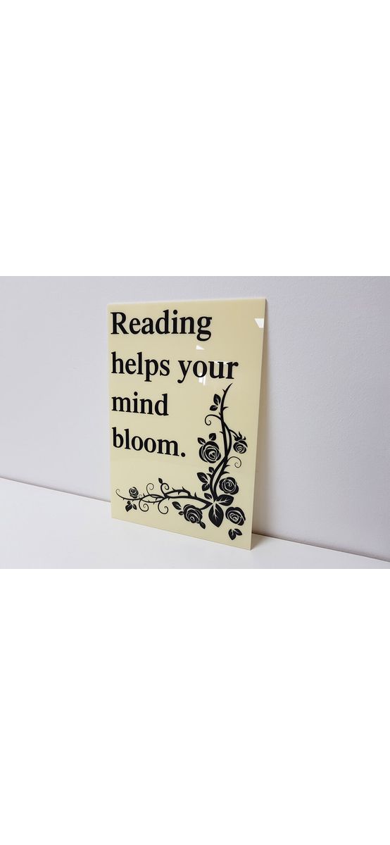 Tablou mesaj motivaţional Reading