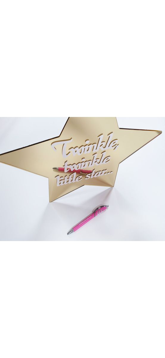 Set stickere oglindă Steluţe aurii Twinkle