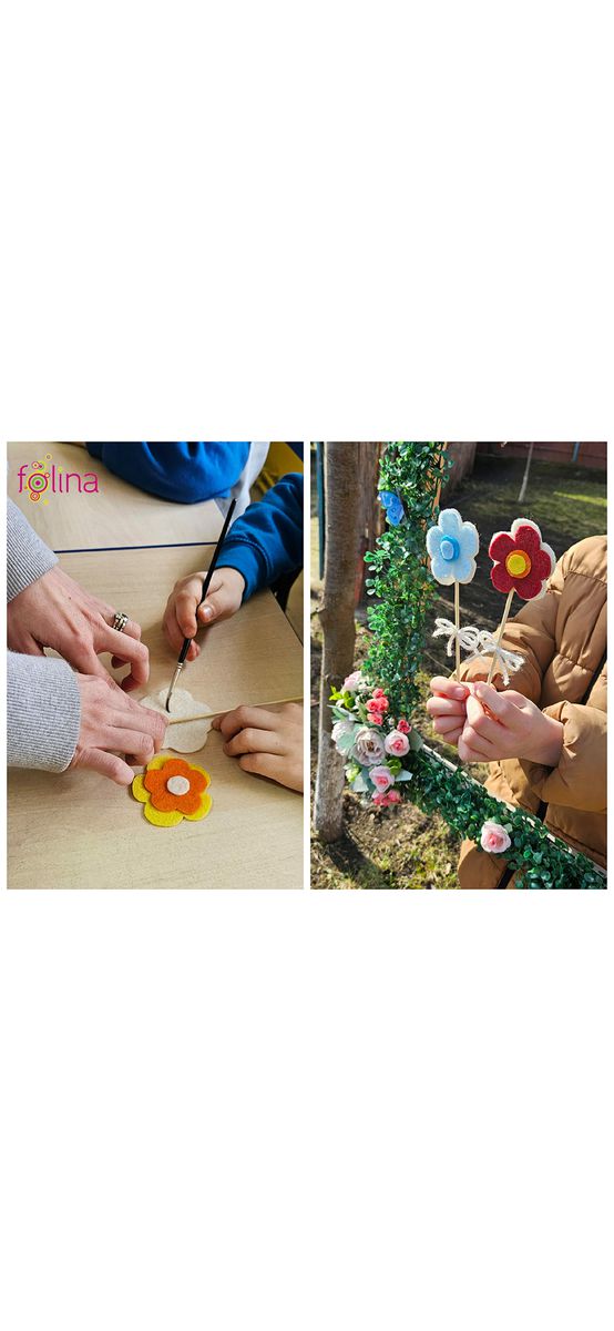 Set 13 role pâslă colorată, 1 mm grosime, pentru artizanat şi crafturi, role de 30x100cm