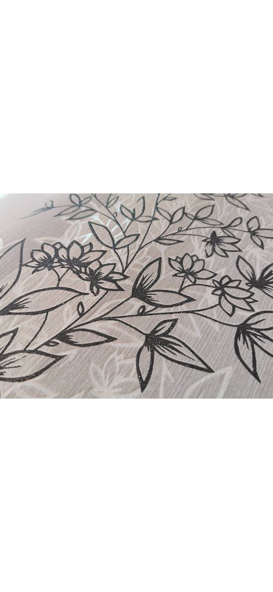 Tapet floral, Erismann, bordură decorativă gri, Profi Selection 647110
