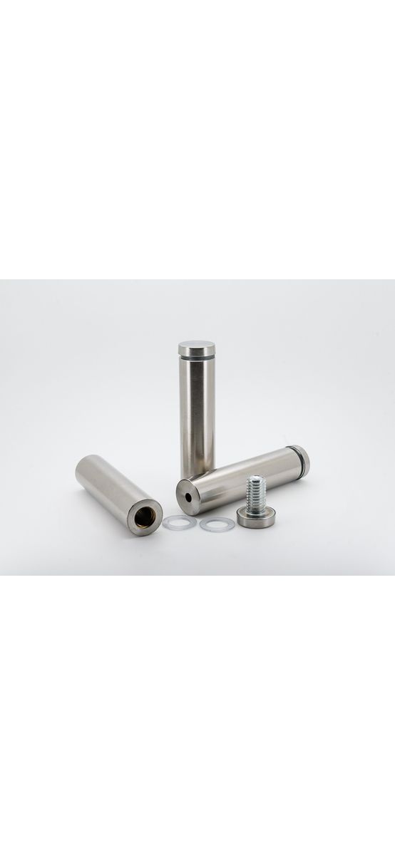 Distanţiere semnalistică din inox, Folina, 19x75 mm