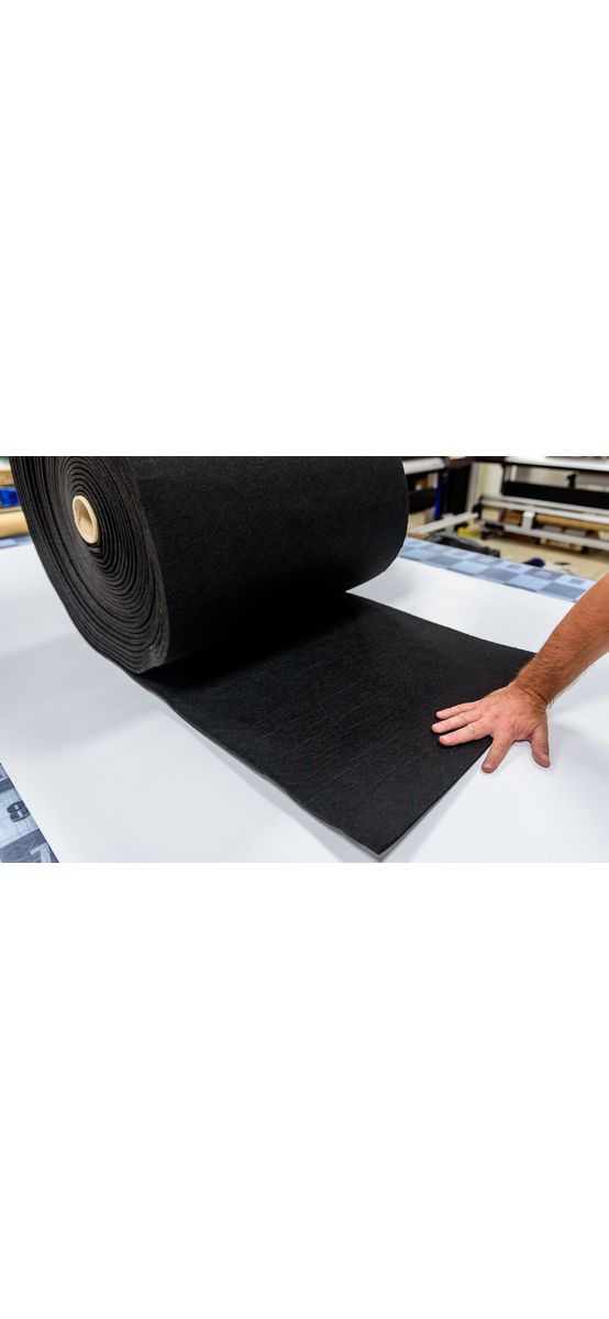 Fetru acustic pentru perete, pâslă pentru izolație fonică sau decorativă, grosime 8mm, rolă cu lățimea de 60cm