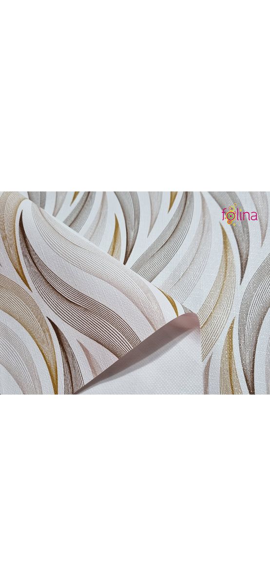 Faţă de masă impermeabilă, albă cu model elegant bej, 140 X300cm